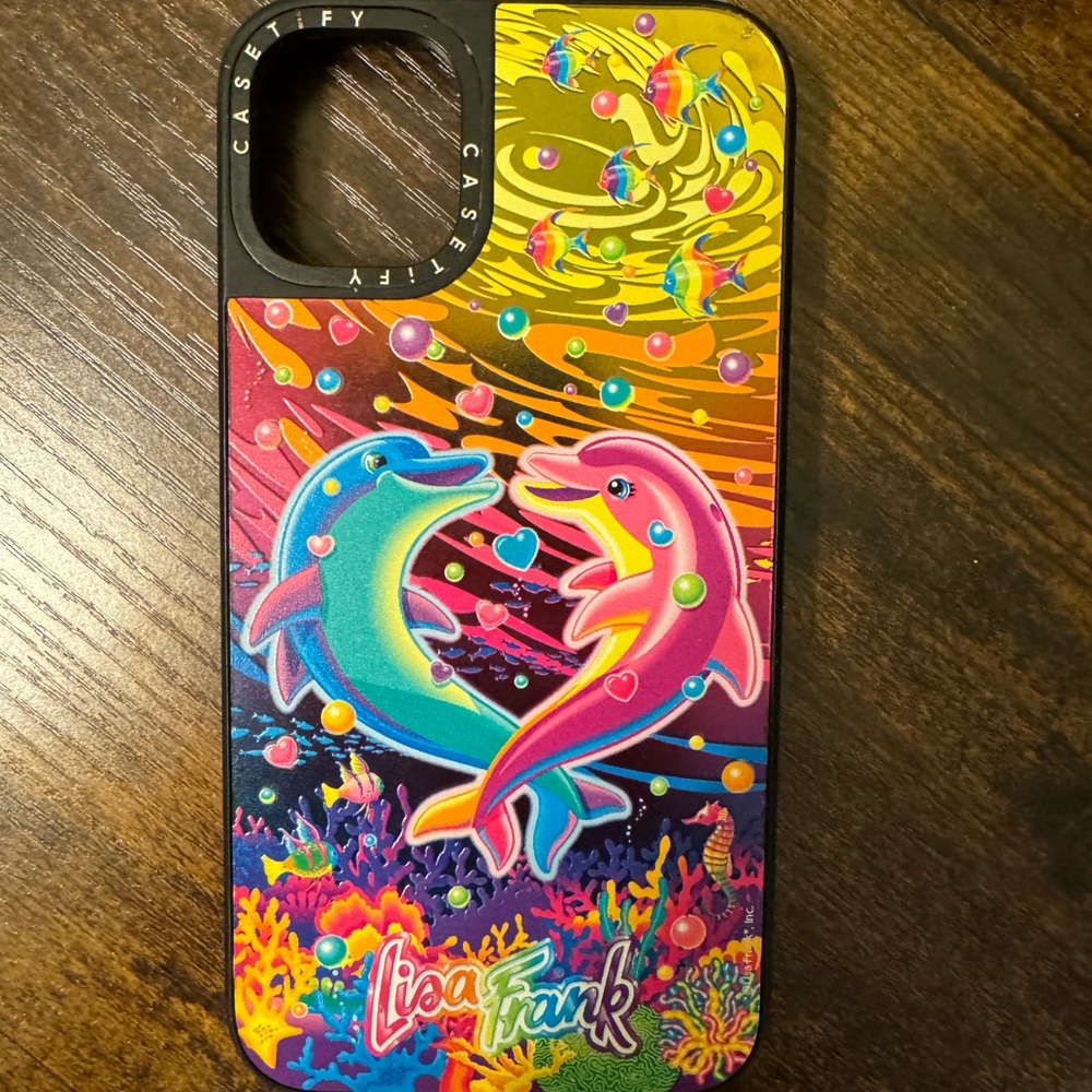 Casetify Lisa Frank case for iPhone 11.